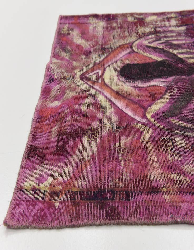 Detail image of 3' x 4' 3  Hand Knotted Ultra Vintage Persian Wool Rug