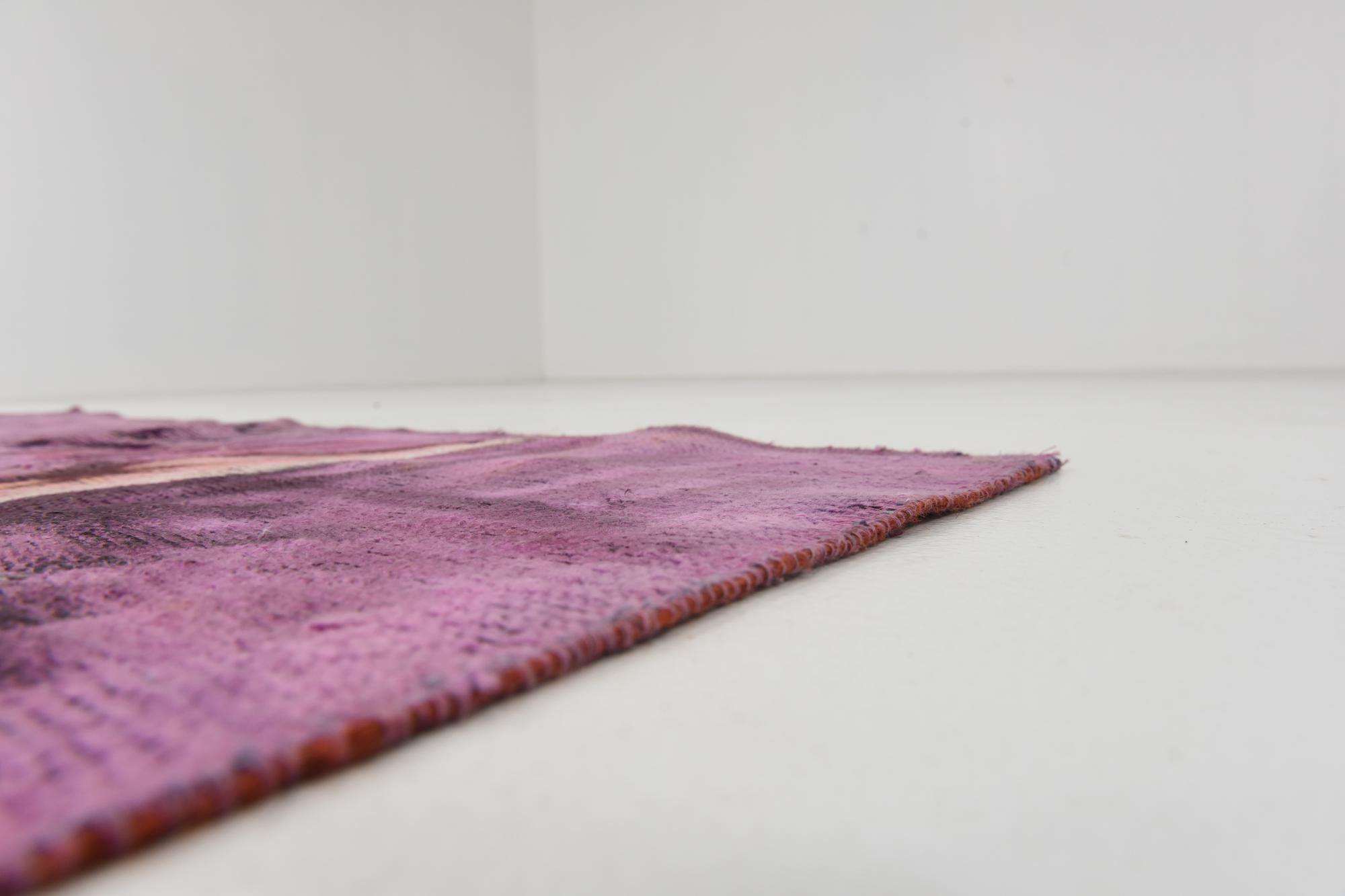 3' 9 x 5' 2 Hand Knotted Ultra Vintage Persian Wool Rug