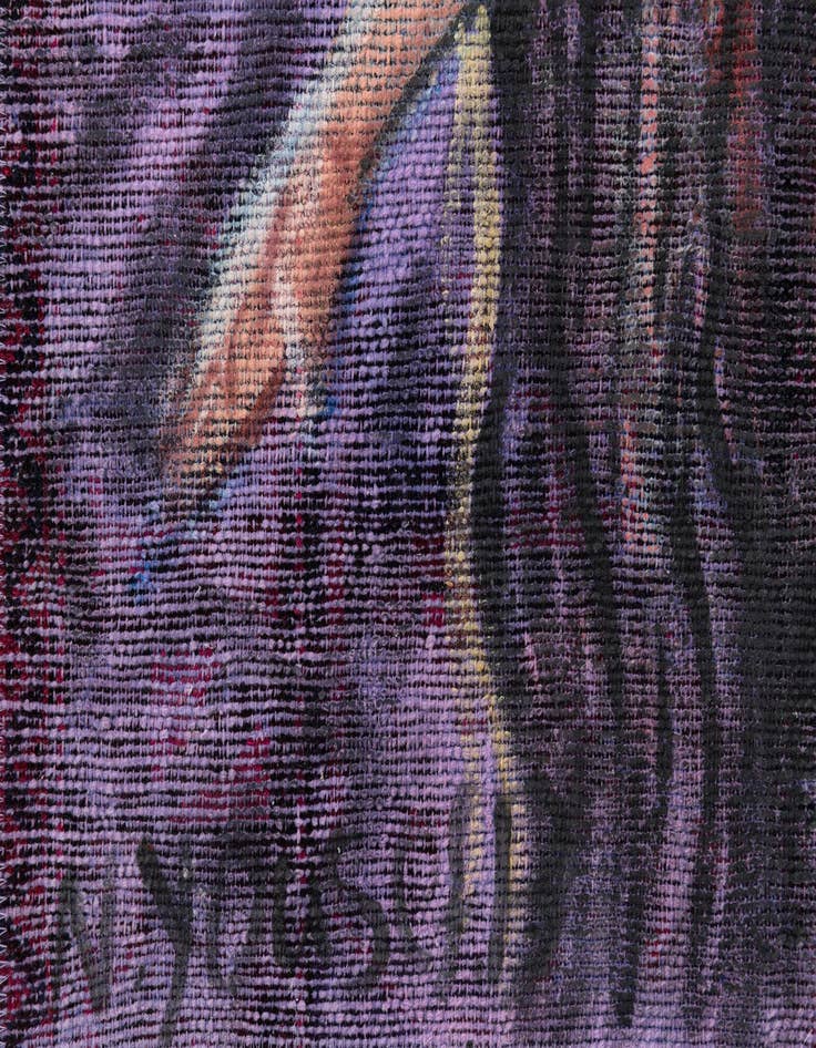 Detail image of 3' 6 x 5'  Hand Knotted Ultra Vintage Persian Wool Rug