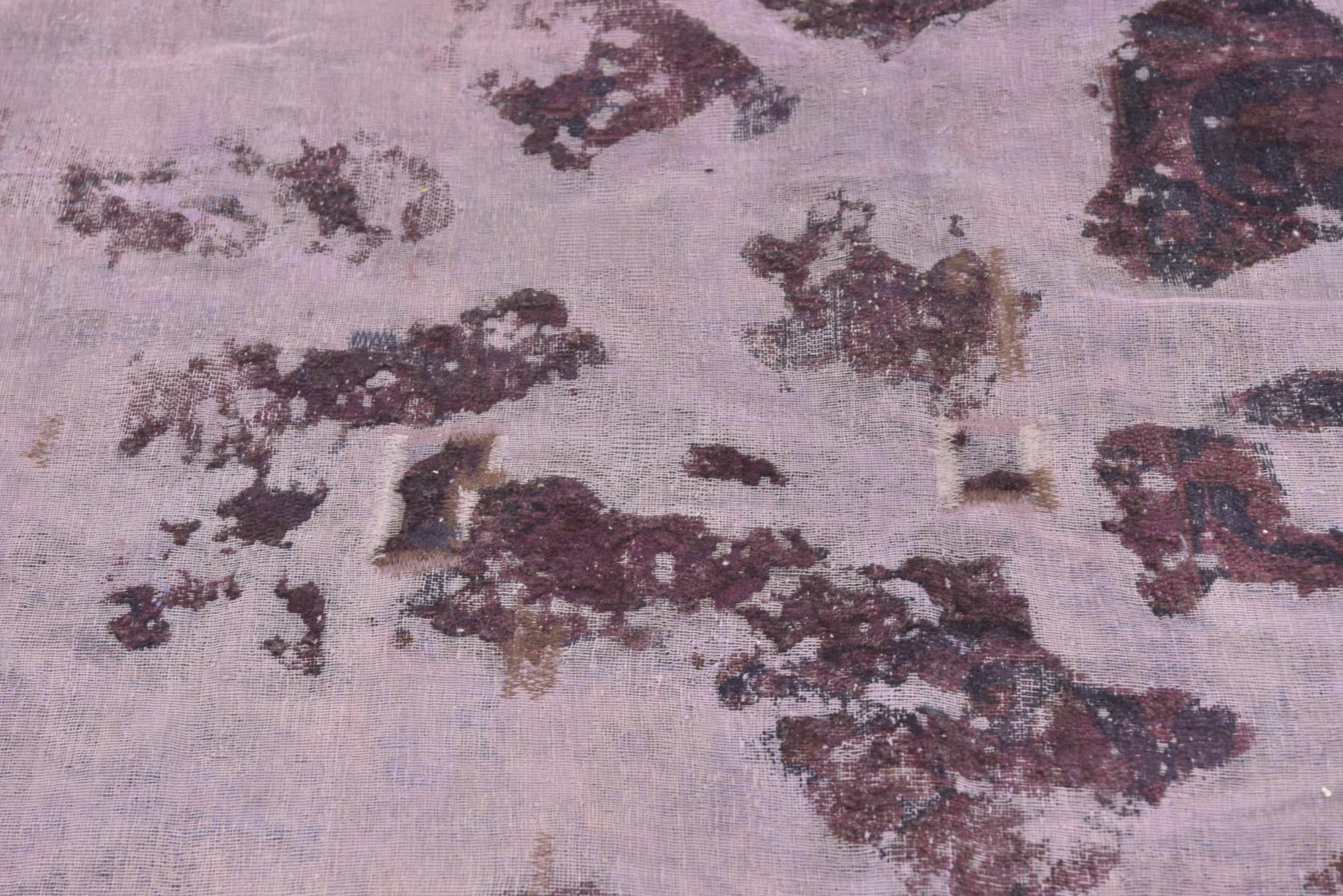 4' 6 x 6' 7 Hand Knotted Ultra Vintage Persian Wool Rug