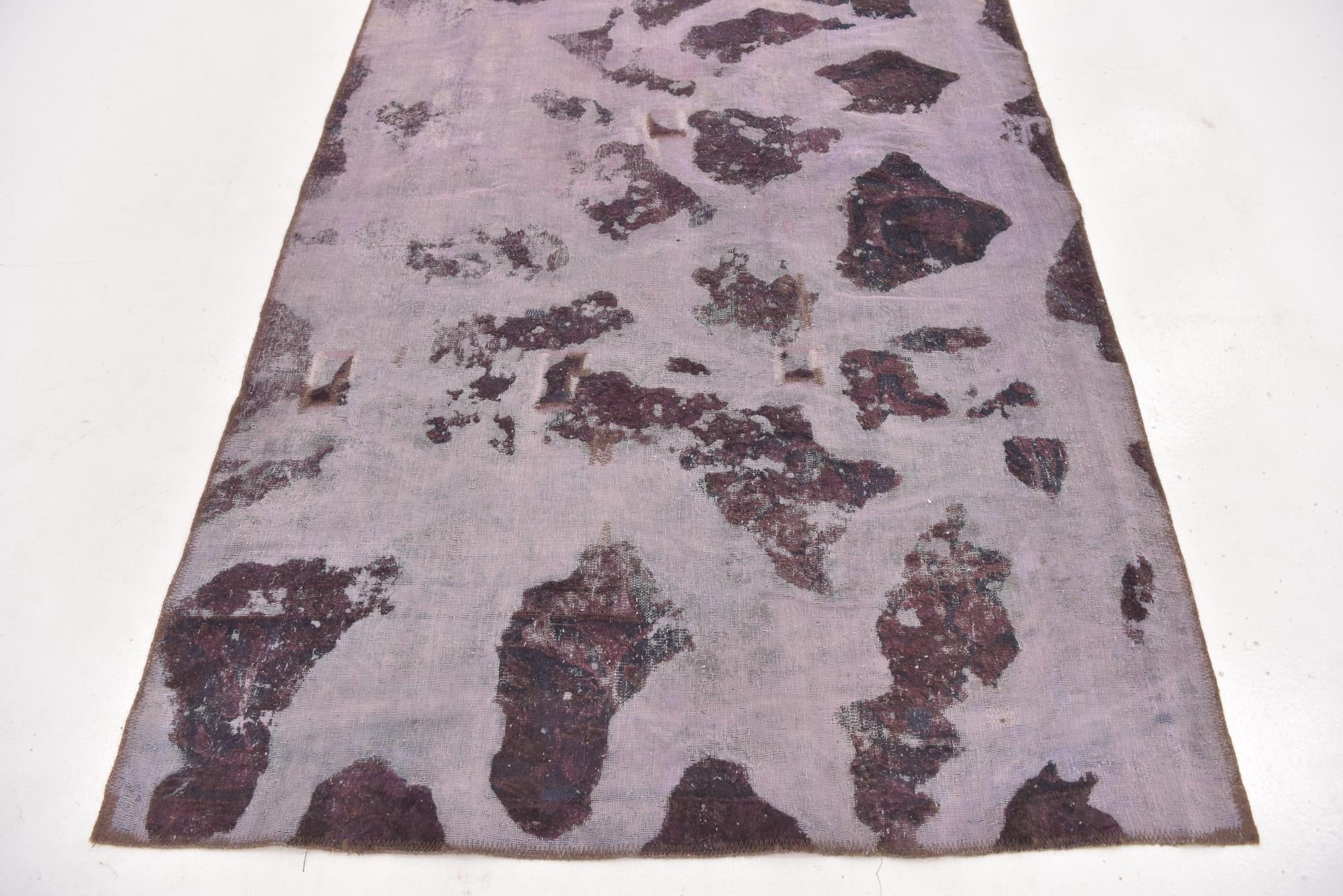 4' 6 x 6' 7 Hand Knotted Ultra Vintage Persian Wool Rug
