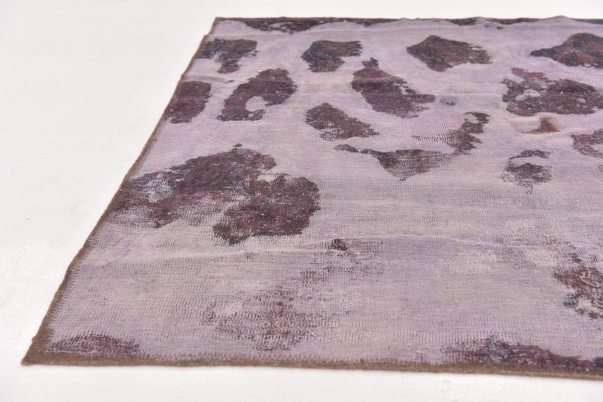 4' 6 x 6' 7 Hand Knotted Ultra Vintage Persian Wool Rug