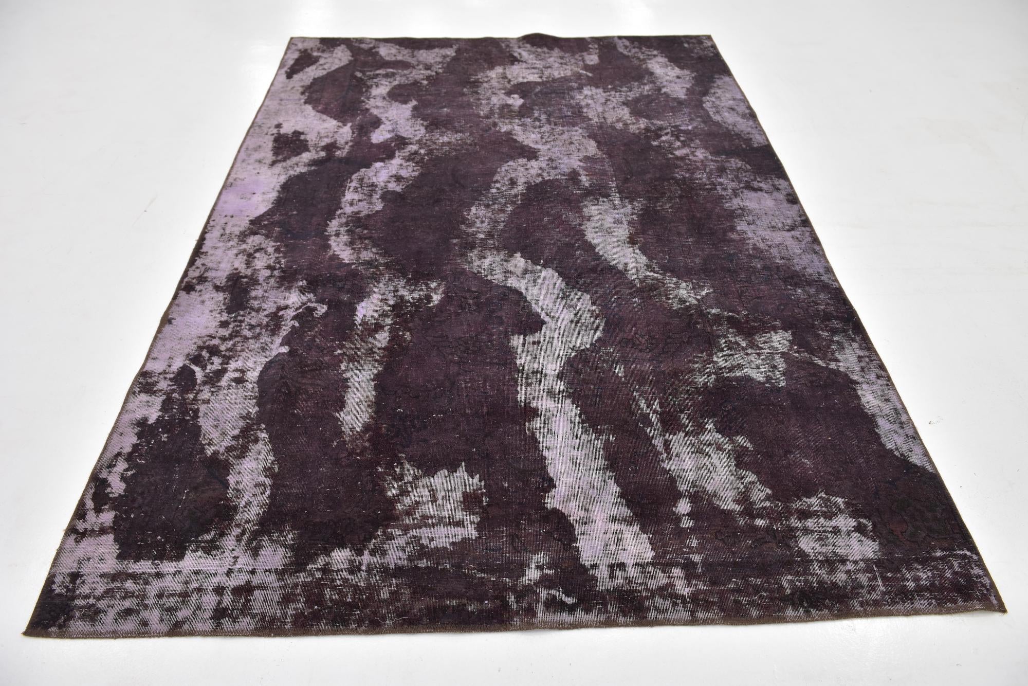 6' 2 x 8' 9 Hand Knotted Ultra Vintage Persian Wool Rug