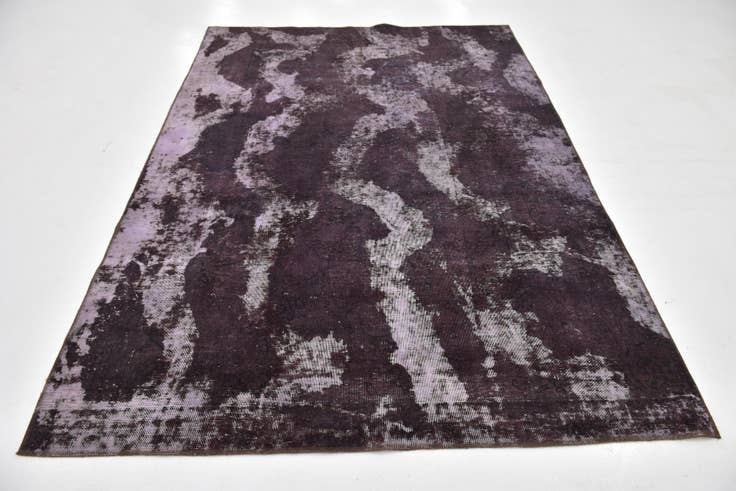 Detail image of 6' 2 x 8' 9 Hand Knotted Ultra Vintage Persian Wool Rug
