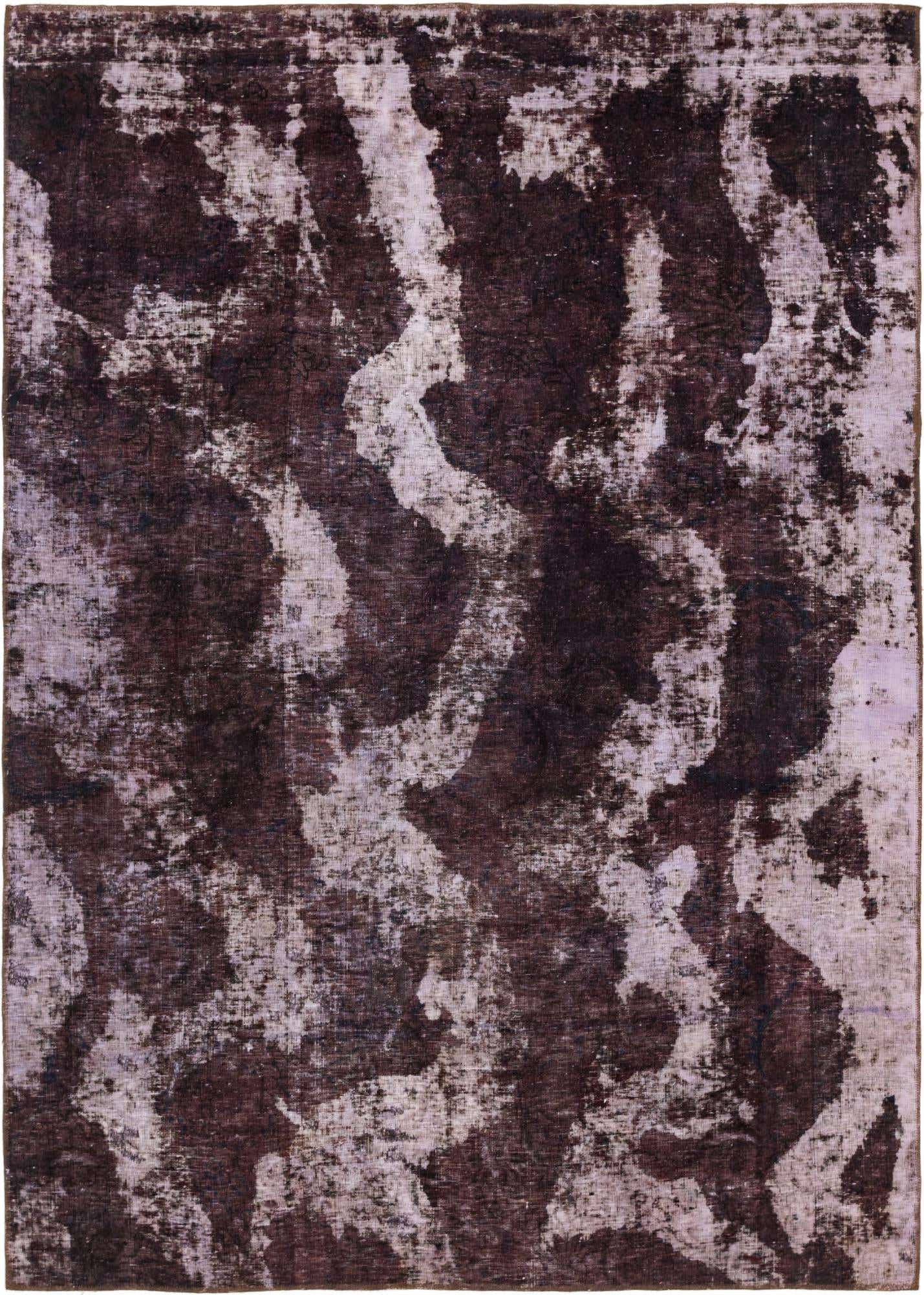 6' 2 x 8' 9 Hand Knotted Ultra Vintage Persian Wool Rug