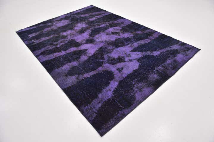 185cm x 270cm Hand Knotted Ultra Vintage Persian Wool Rug