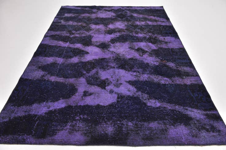 Detail image of 185cm x 270cm Hand Knotted Ultra Vintage Persian Wool Rug