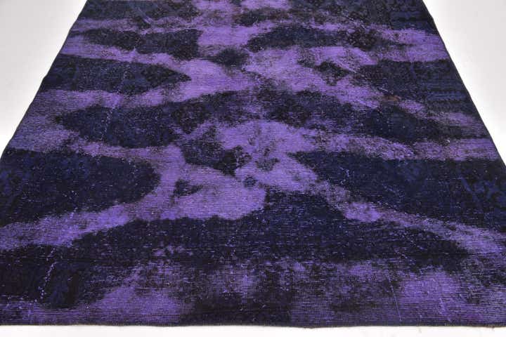 185cm x 270cm Hand Knotted Ultra Vintage Persian Wool Rug