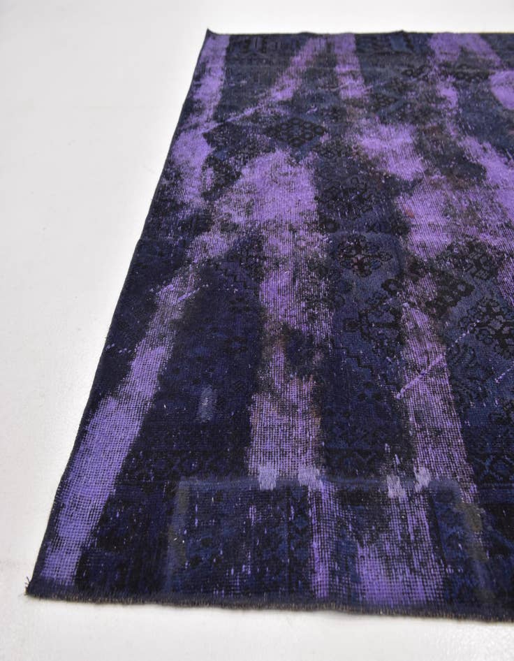 Detail image of 6' x 8' 10  Hand Knotted Ultra Vintage Persian Wool Rug