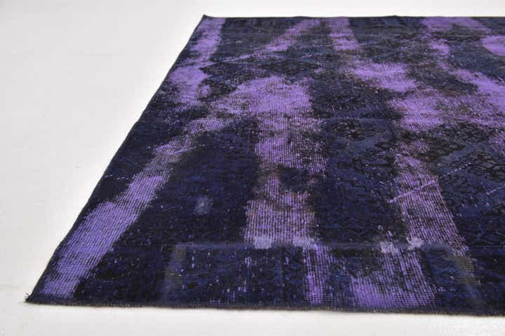 185cm x 270cm Hand Knotted Ultra Vintage Persian Wool Rug