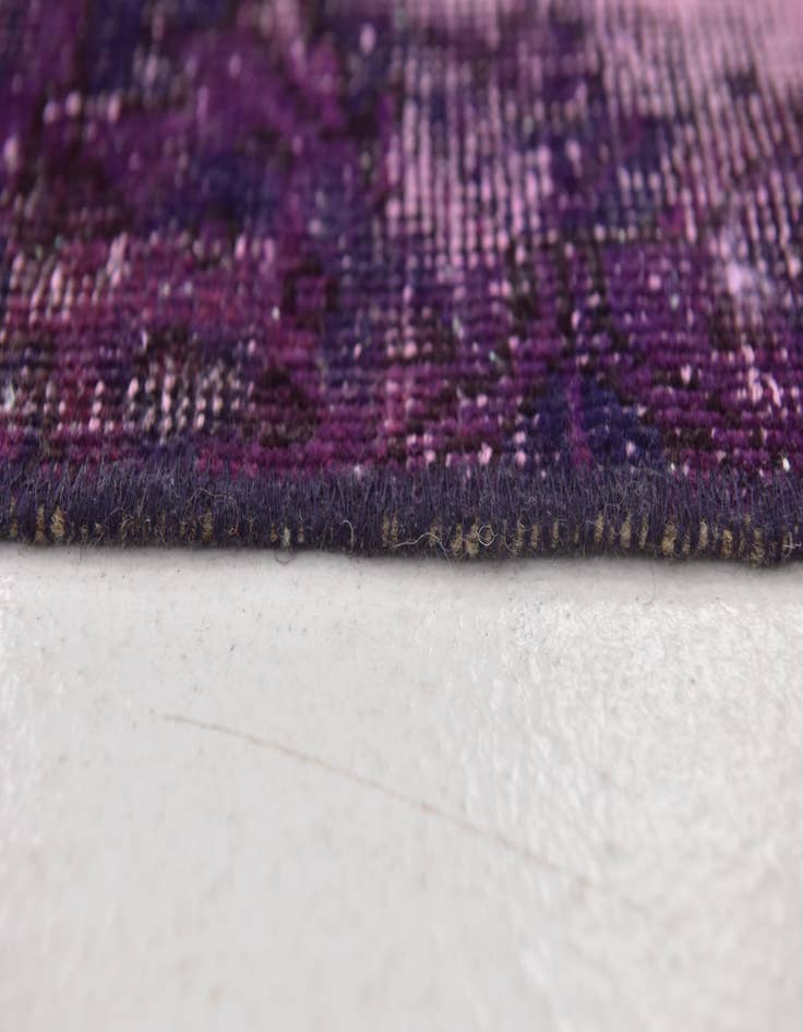 Detail image of 4' 6 x 6' 9  Hand Knotted Ultra Vintage Persian Wool Rug