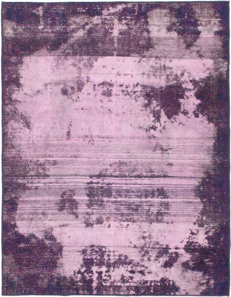 Detail image of 4' 6 x 6' 9 Hand Knotted Ultra Vintage Persian Wool Rug