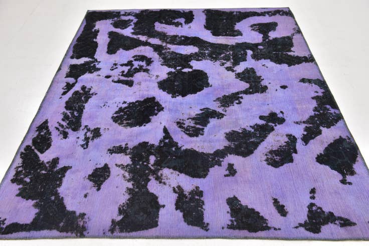 Detail image of 5' 10 x 7' Hand Knotted Ultra Vintage Persian Wool Rug