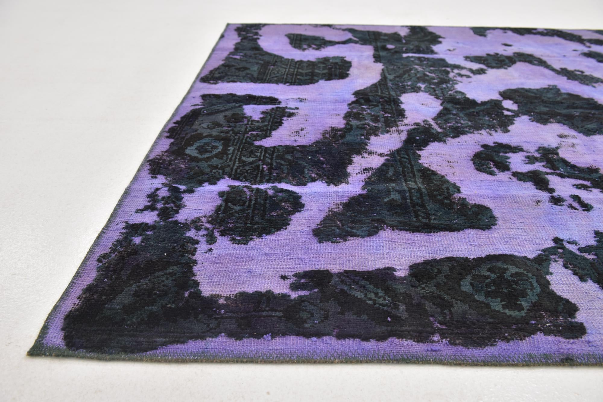 5' 10 x 7' Hand Knotted Ultra Vintage Persian Wool Rug