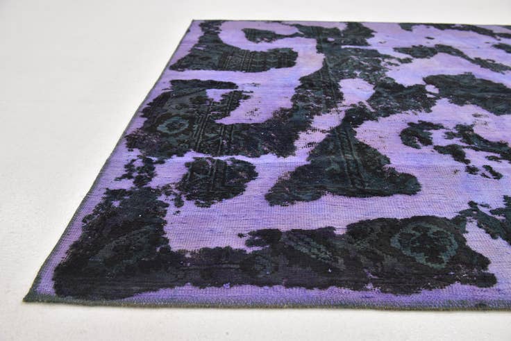 Detail image of 5' 10 x 7' Hand Knotted Ultra Vintage Persian Wool Rug