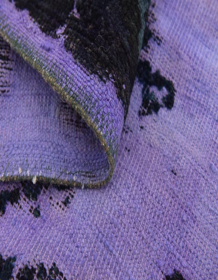 Detail image of 5' 10 x 7'  Hand Knotted Ultra Vintage Persian Wool Rug