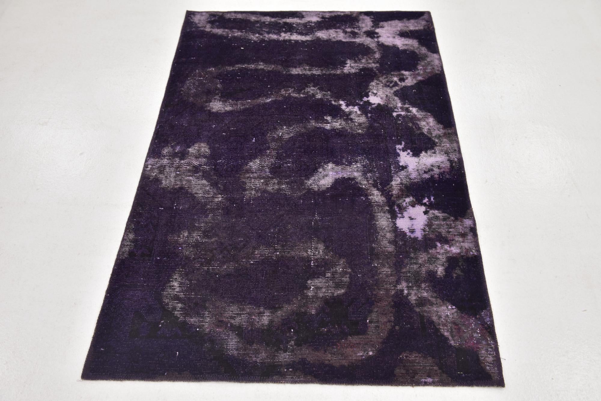 3' 4 x 5' Hand Knotted Ultra Vintage Persian Wool Rug