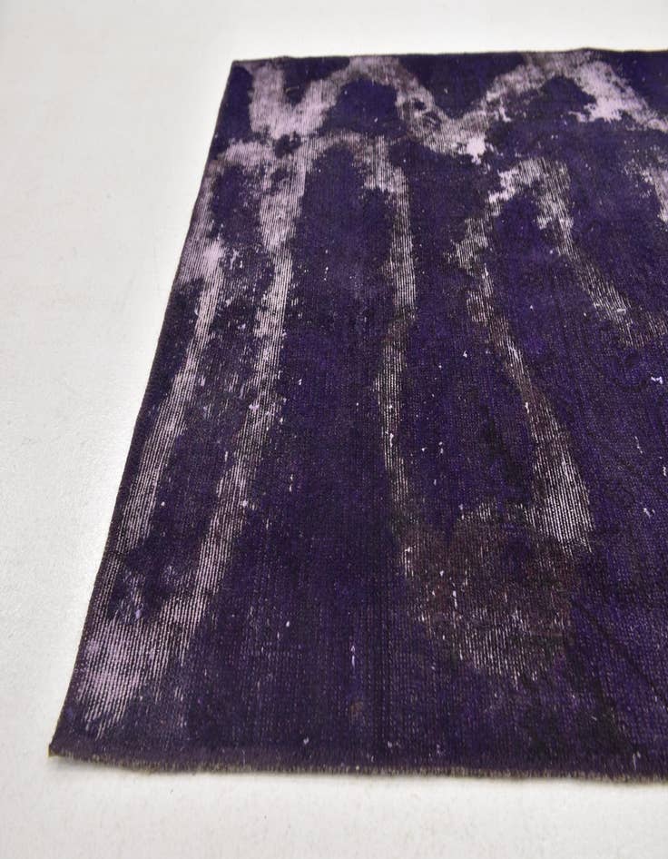 Detail image of 3' 4 x 5'  Hand Knotted Ultra Vintage Persian Wool Rug