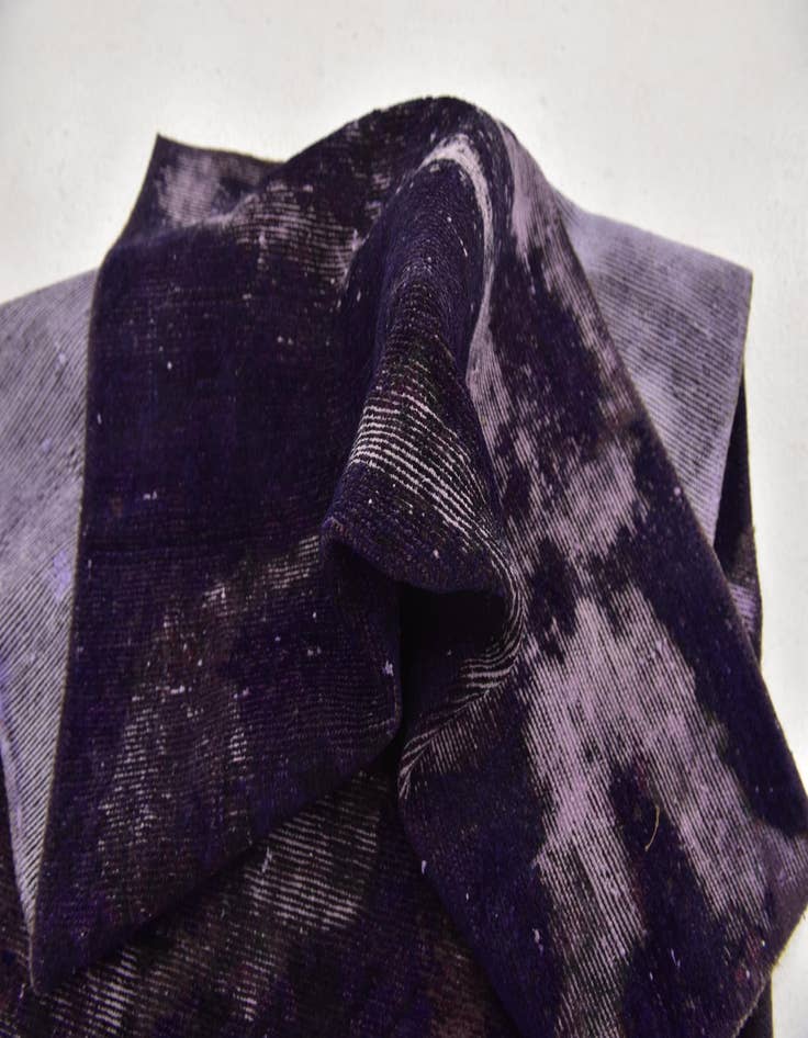 Detail image of 3' 4 x 5'  Hand Knotted Ultra Vintage Persian Wool Rug