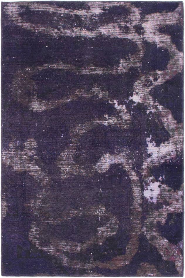 Detail image of 3' 4 x 5' Hand Knotted Ultra Vintage Persian Wool Rug