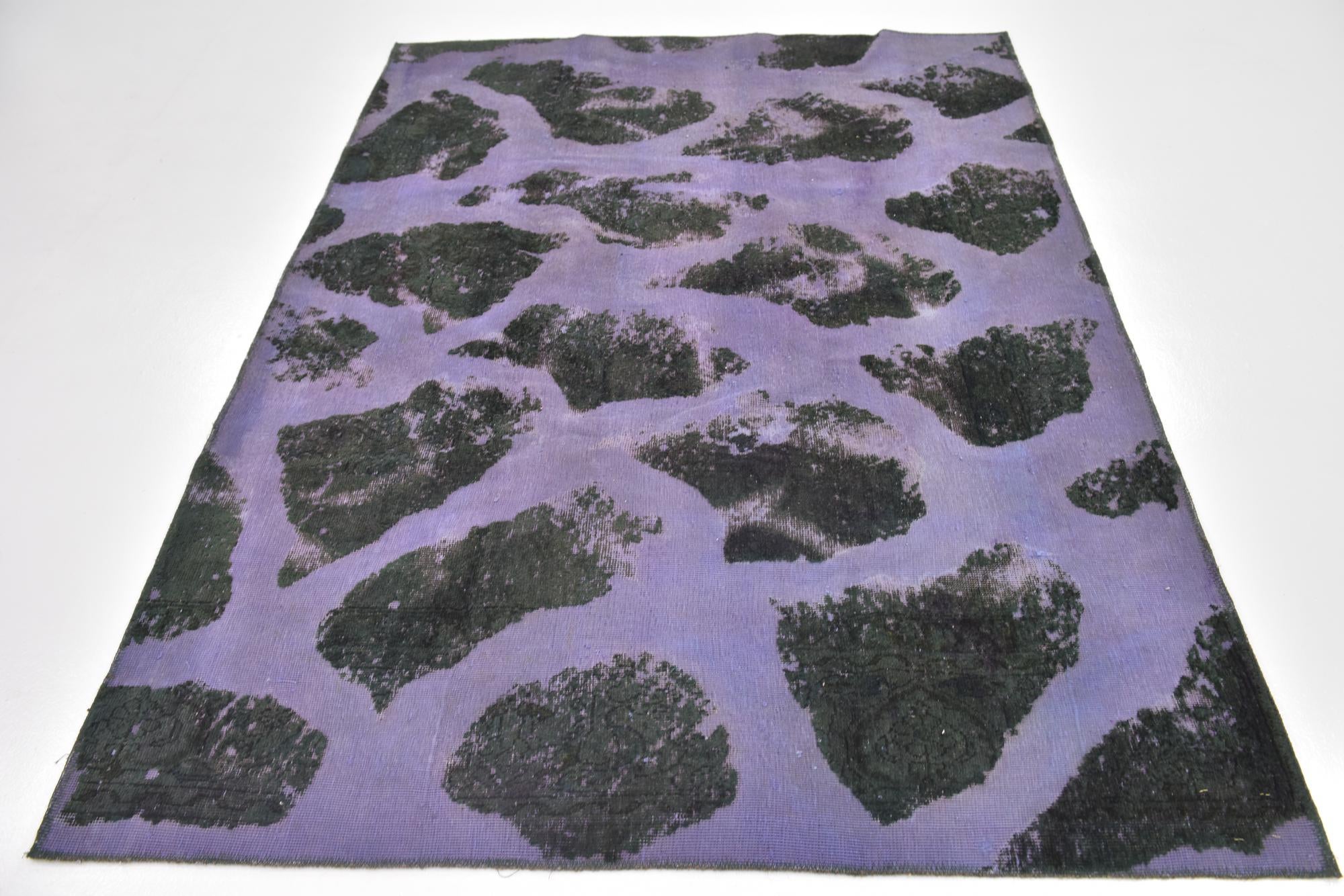 5' 2 x 6' 10 Hand Knotted Ultra Vintage Persian Wool Rug