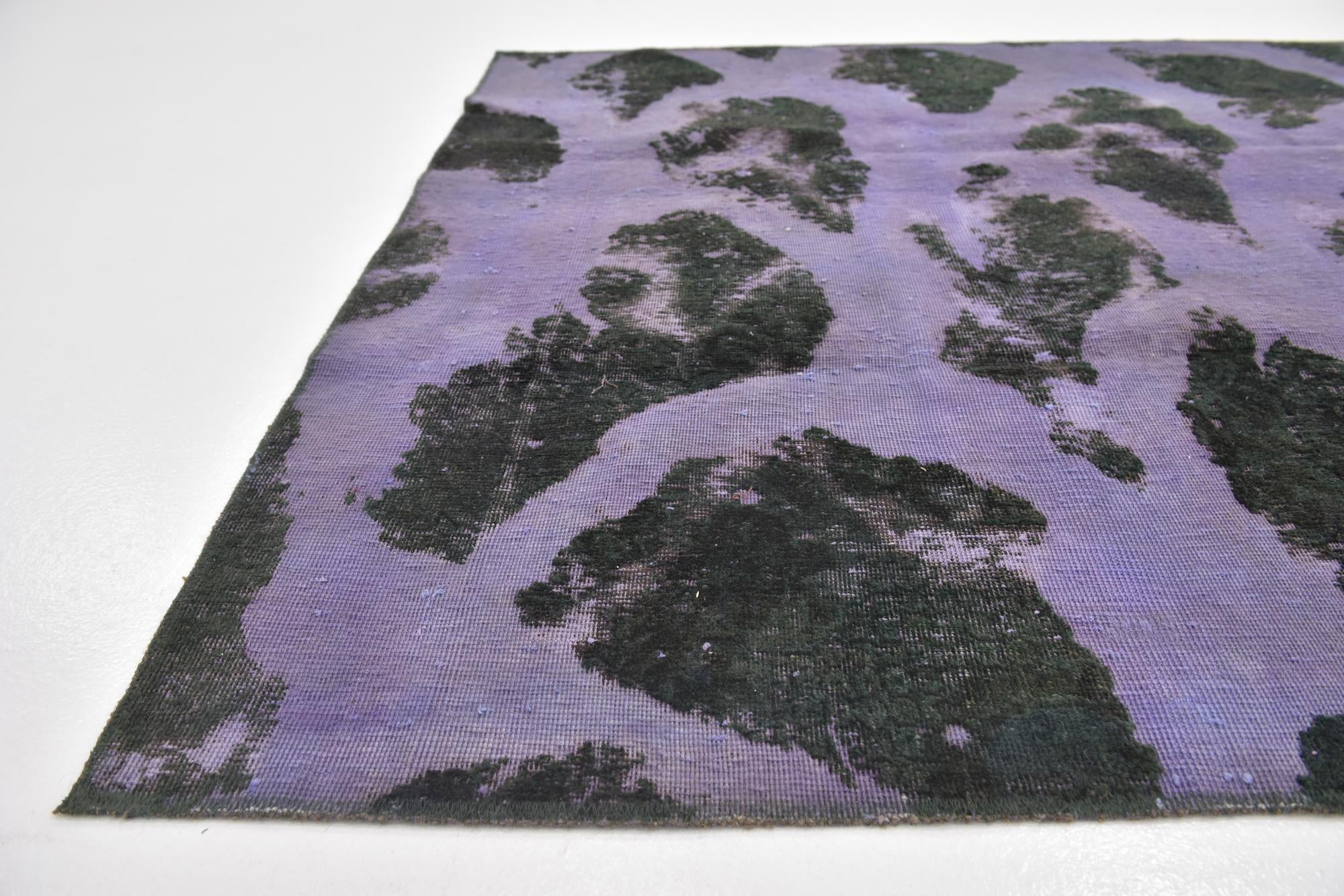 5' 2 x 6' 10 Hand Knotted Ultra Vintage Persian Wool Rug