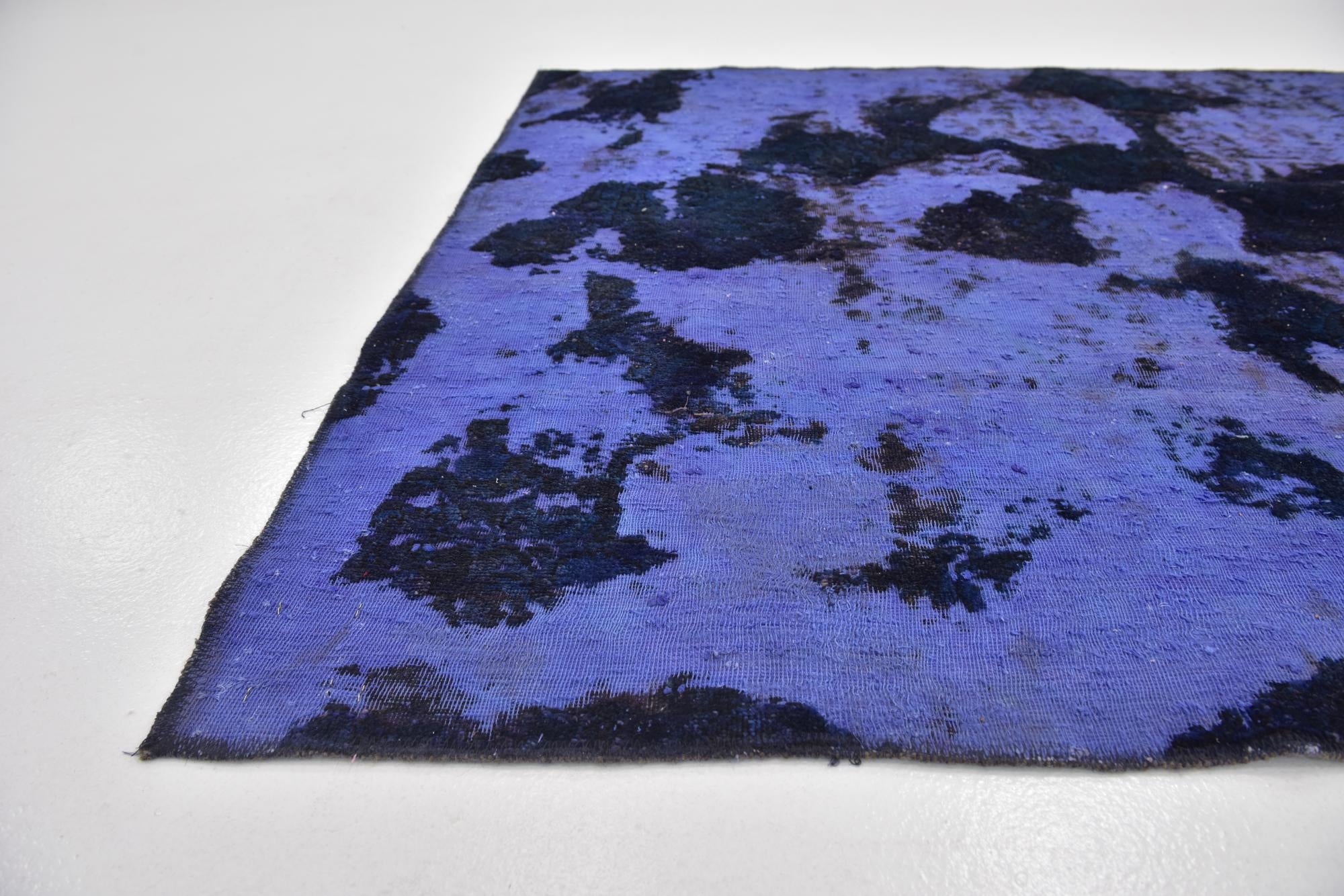 4' 9 x 6' 4 Hand Knotted Ultra Vintage Persian Wool Rug