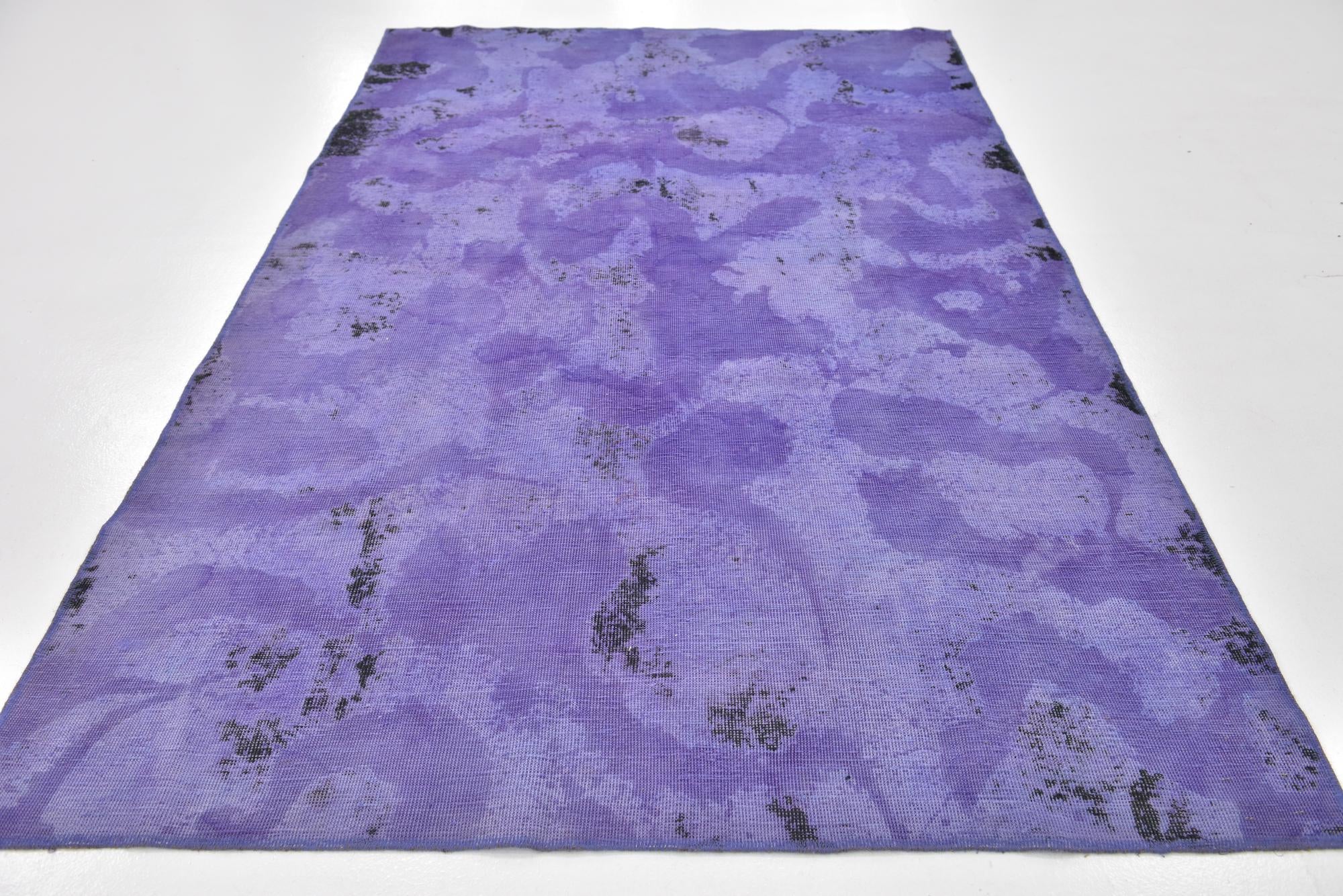 175cm x 275cm anudado a mano Ultra Vintage Alfombra Persa Lana