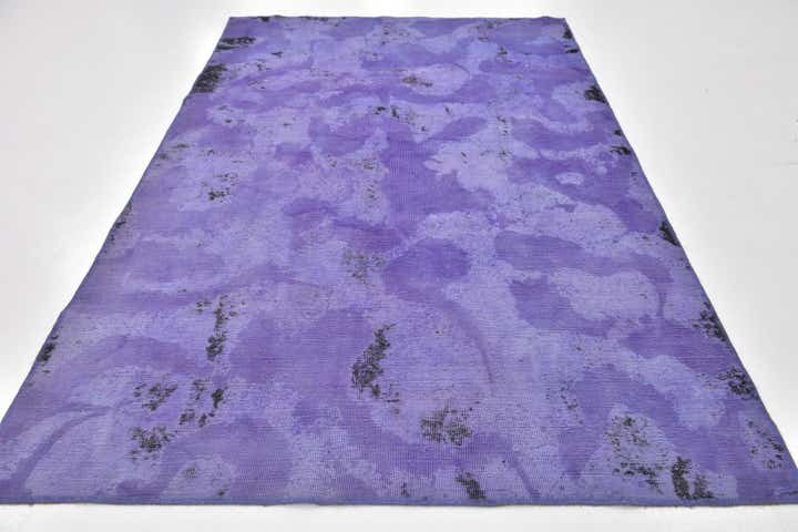 5' 8 x 9' Hand Knotted Ultra Vintage Persian Wool Rug