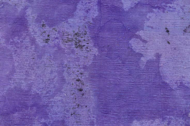 Detail image of 5' 8 x 9' Hand Knotted Ultra Vintage Persian Wool Rug