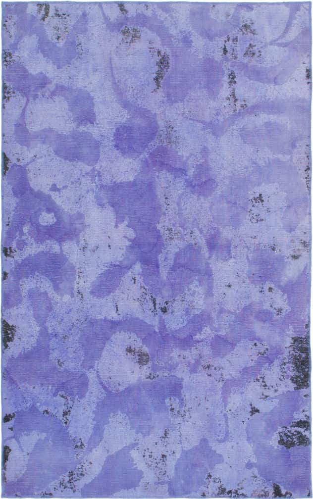 5' 8 x 9' Hand Knotted Ultra Vintage Persian Wool Rug