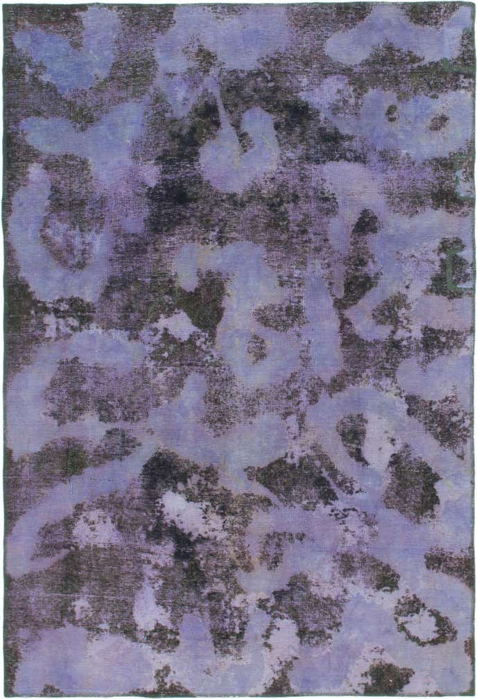 6' x 8' 10 Hand Knotted Ultra Vintage Persian Wool Rug