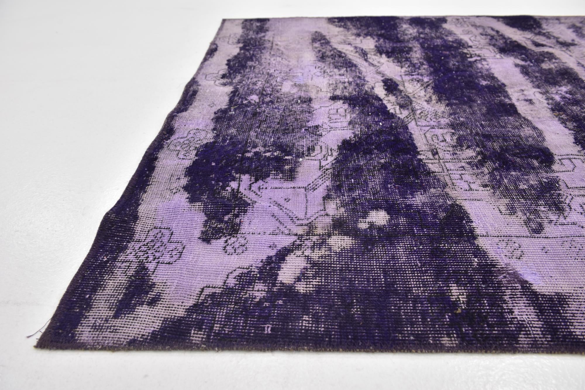 4' 4 x 6' Hand Knotted Ultra Vintage Persian Wool Rug