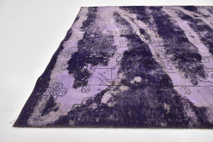 Detail image of 4' 4 x 6' Hand Knotted Ultra Vintage Persian Wool Rug