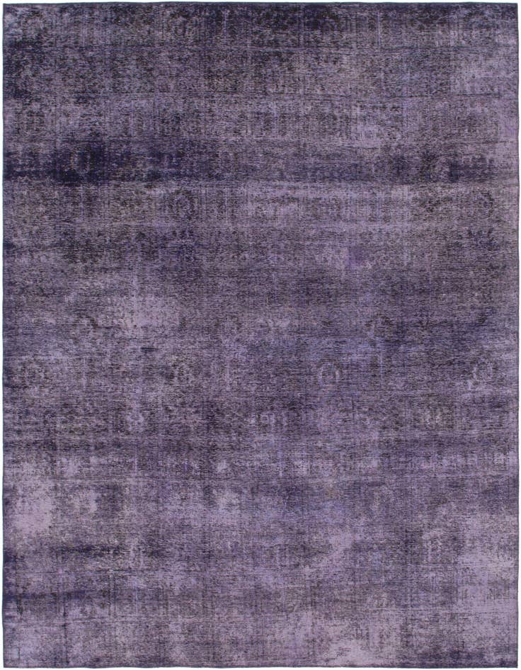 Detail image of 8' 6 x 12' 2 Hand Knotted Ultra Vintage Persian Wool Rug