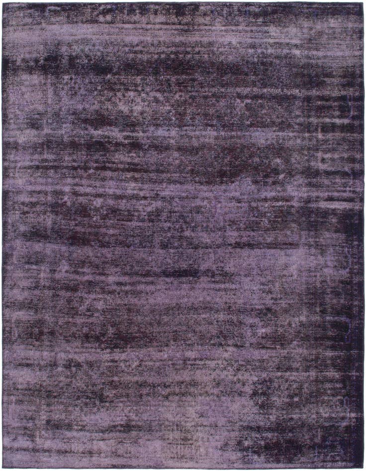 Detail image of 7' 9 x 11' 2 Hand Knotted Ultra Vintage Persian Wool Rug