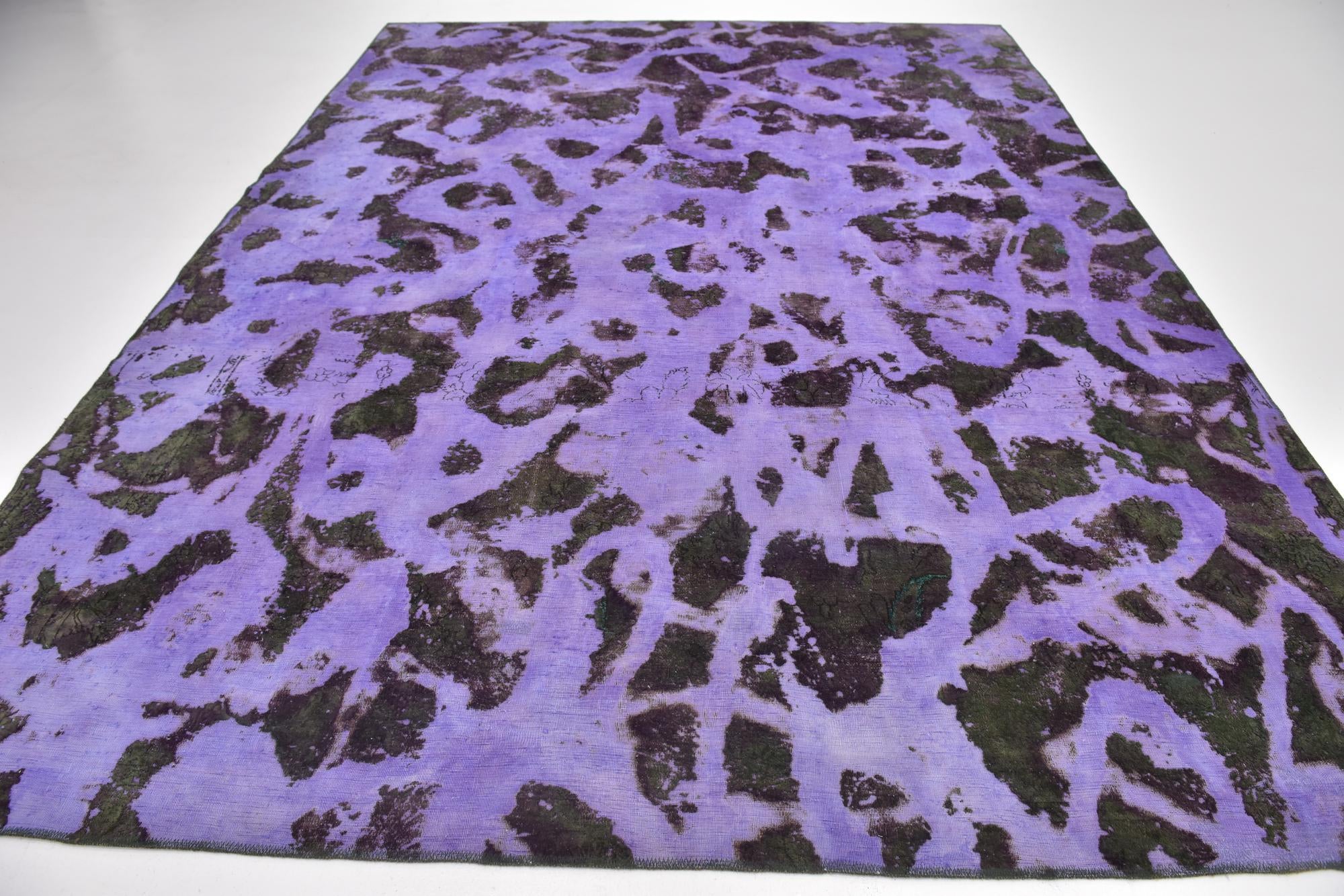 8' 9 x 11' 9 Hand Knotted Ultra Vintage Persian Wool Rug