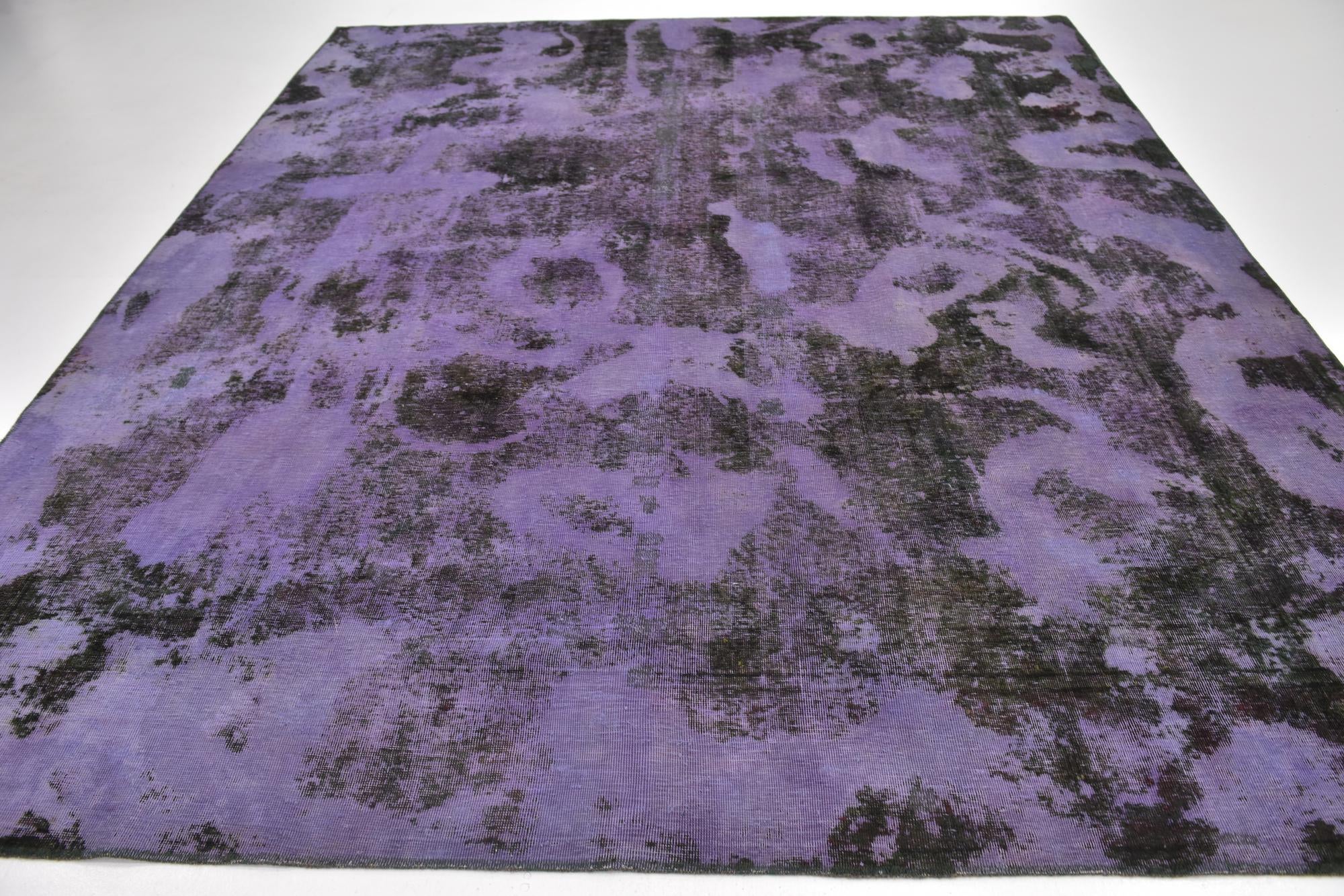 9' 2 x 10' 9 Hand Knotted Ultra Vintage Persian Wool Rug