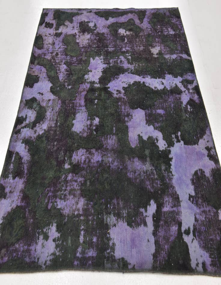 Detail image of 5' x 6'  Hand Knotted Ultra Vintage Persian Wool Rug