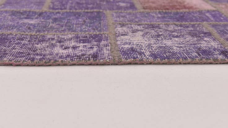 Detail image of 90cm x 120cm anudado a mano Ultra Vintage Alfombra Persa Lana