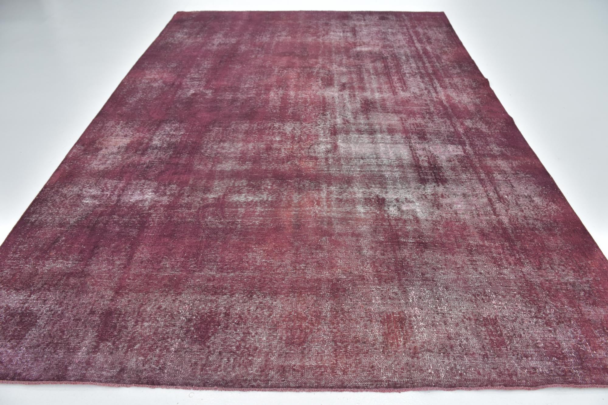 8' x 11' 8 Hand Knotted Ultra Vintage Persian Wool Rug