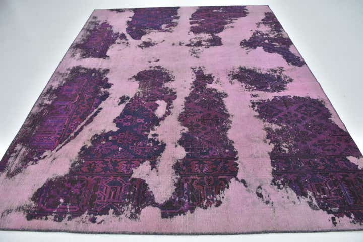 7' 7 x 9' 5 Hand Knotted Ultra Vintage Persian Wool Rug