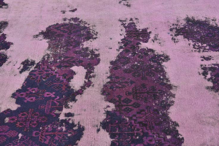 Detail image of 7' 7 x 9' 5 Hand Knotted Ultra Vintage Persian Wool Rug