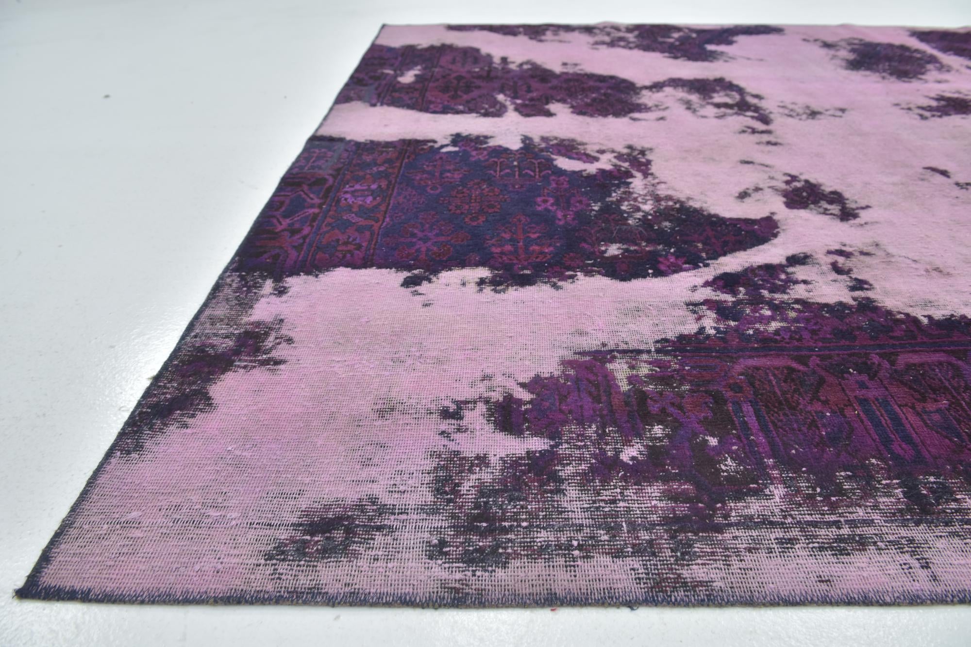 7' 7 x 9' 5 Hand Knotted Ultra Vintage Persian Wool Rug