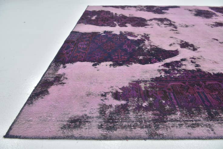 Detail image of 7' 7 x 9' 5 Hand Knotted Ultra Vintage Persian Wool Rug