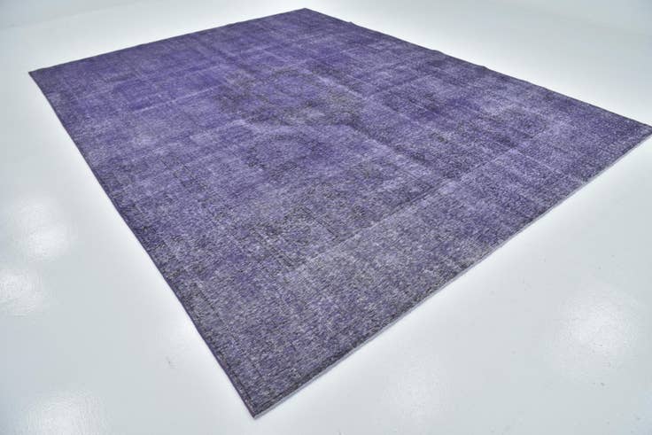 Detail image of 9' 8 x 13' Hand Knotted Ultra Vintage Persian Wool Rug