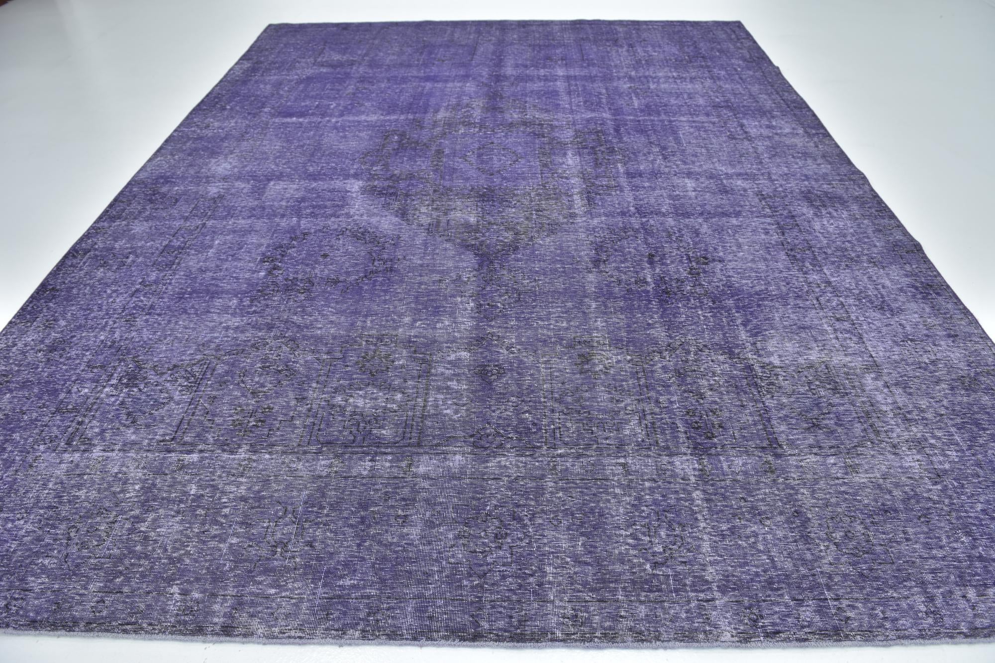9' 8 x 13' Hand Knotted Ultra Vintage Persian Wool Rug