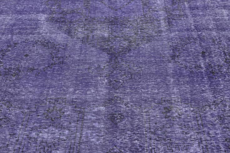 Detail image of 9' 8 x 13' Hand Knotted Ultra Vintage Persian Wool Rug