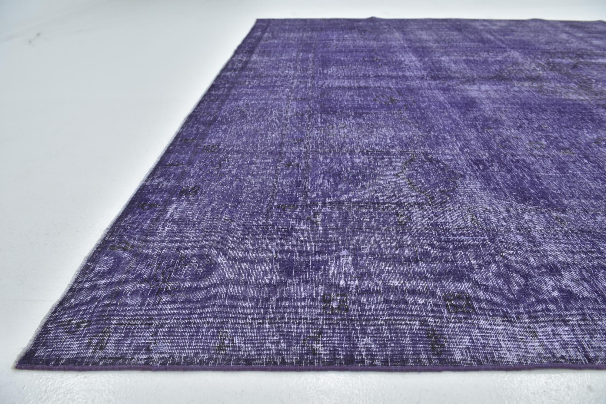 9' 8 x 13' Hand Knotted Ultra Vintage Persian Wool Rug