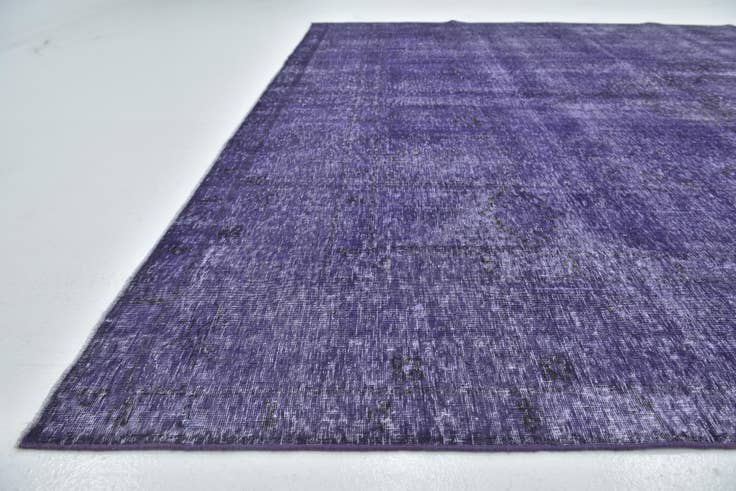 Detail image of 9' 8 x 13' Hand Knotted Ultra Vintage Persian Wool Rug